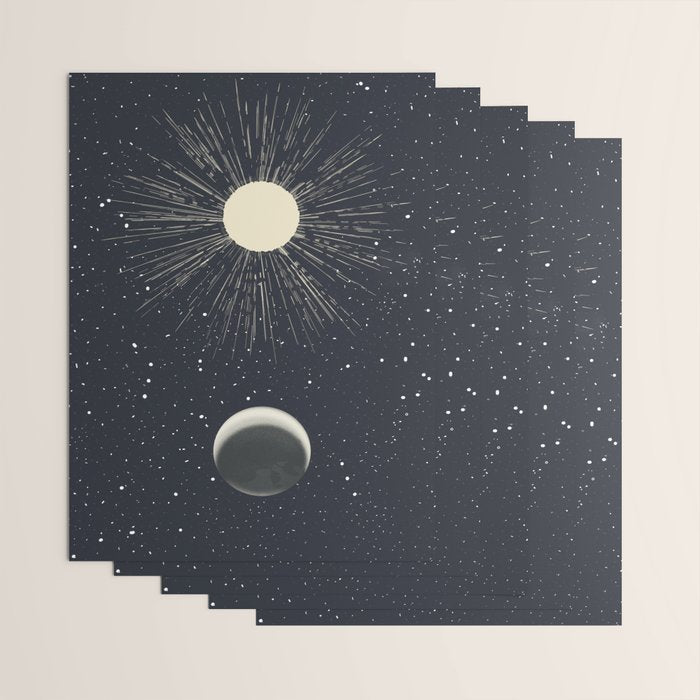 Moon And Sun Wrapping Paper Gallery Image 3