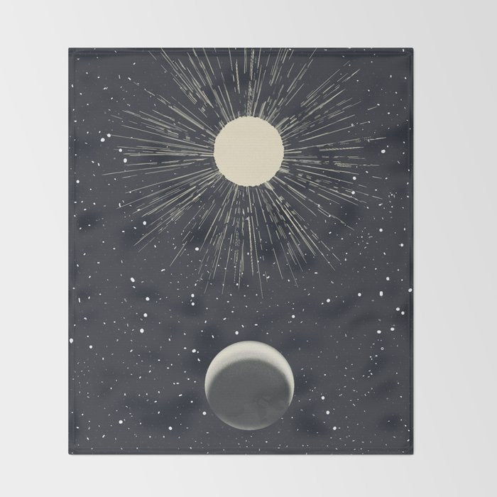 Moon And Sun Throw Blanket Gallery Image 2