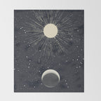 Moon And Sun Throw Blanket Gallery Image 2
