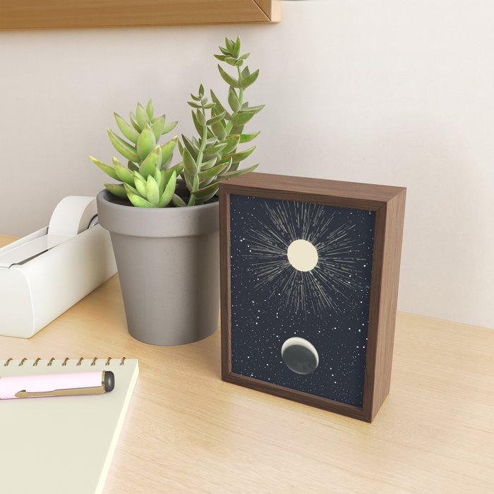 Moon And Sun Mini Art Print Gallery Image 2