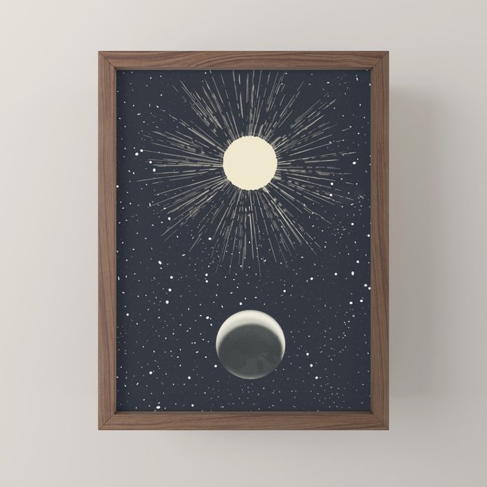Moon And Sun Mini Art Print Gallery Image 2
