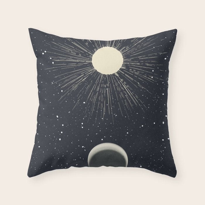 Moon And Sun Throw Pillow Gallery Image 1