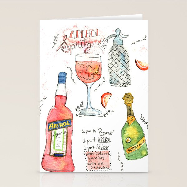 Italian Spritz Stationery Card