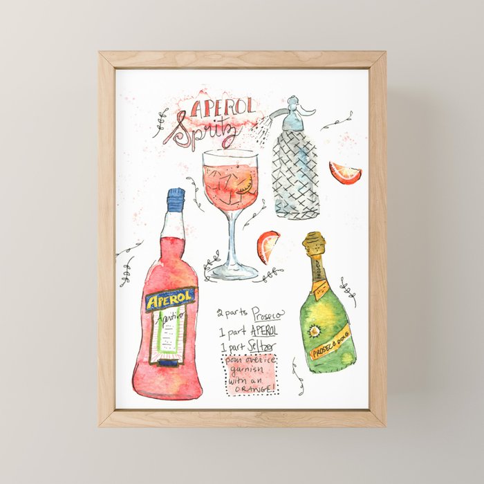 Italian Spritz Mini Art Print Gallery Image 1
