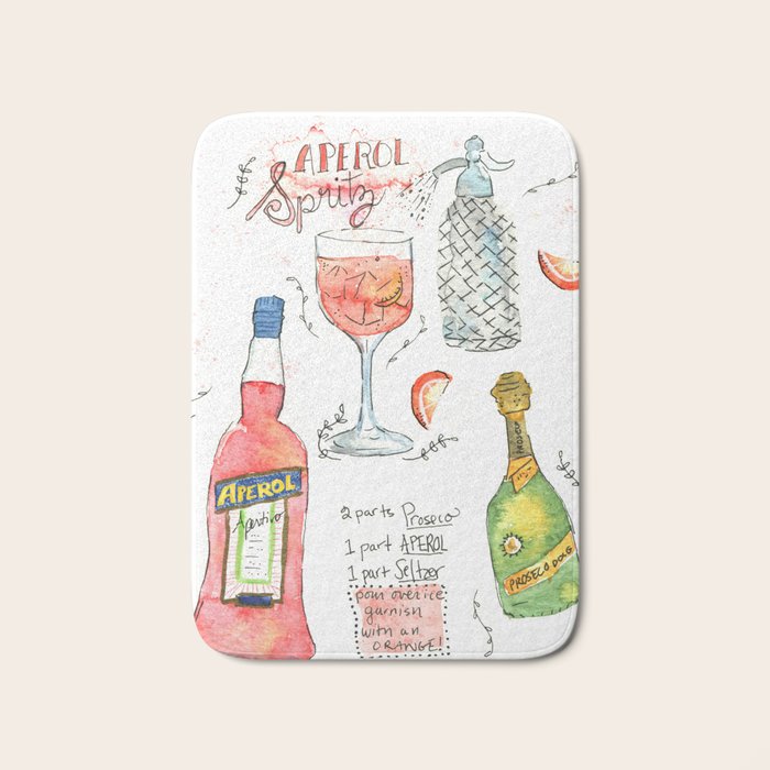 Italian Spritz Bath Mat Gallery Image 1