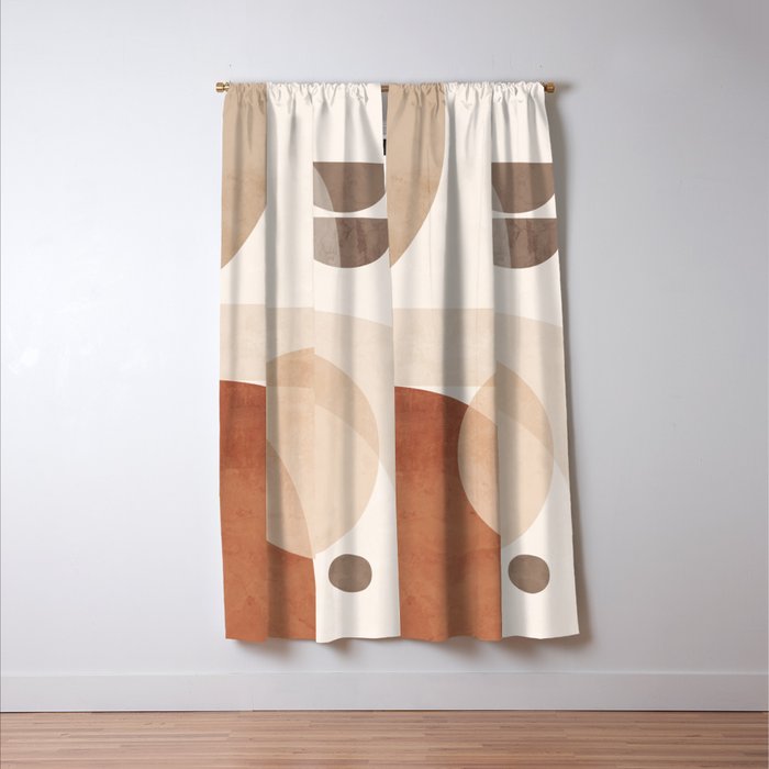Abstract Minimal Shapes 16 Window Curtain Gallery Image 3