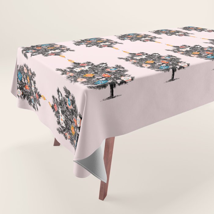 Retro Christmas tree no3 Tablecloth Gallery Image 1