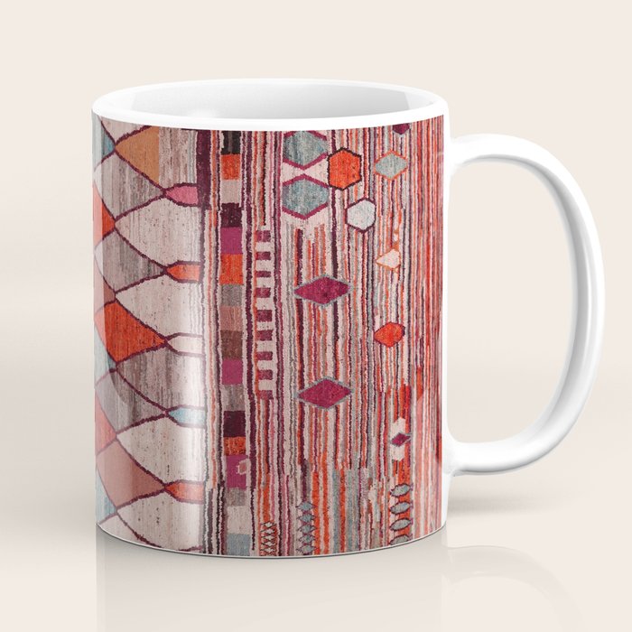 Earthy Berber Geometry Coffee Mug Gallery Image 1