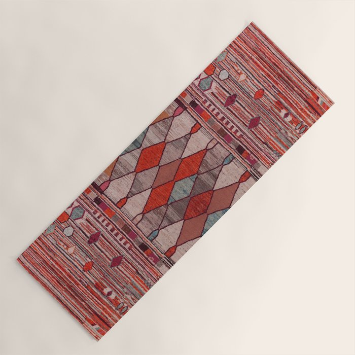 Earthy Berber Geometry Yoga Mat Gallery Image 1
