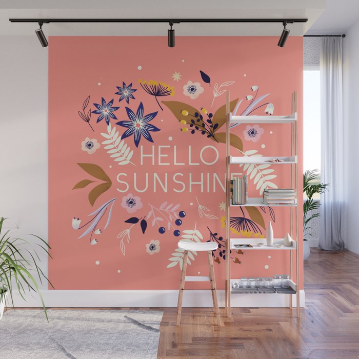 Hello Sunshine Wall Mural Gallery Image 1