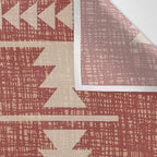 Southwestern Pattern 135 Sienna and Beige Wall Tapestry Gallery Image 3