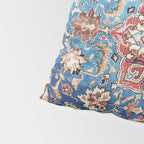 Tabriz Rug With Blue Field Print Pillow Sham Gallery Image 4