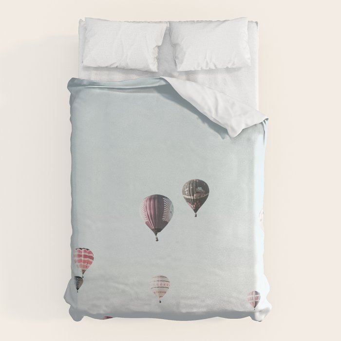 Hot Air Balloons Blue Sky Duvet Cover Gallery Image 6