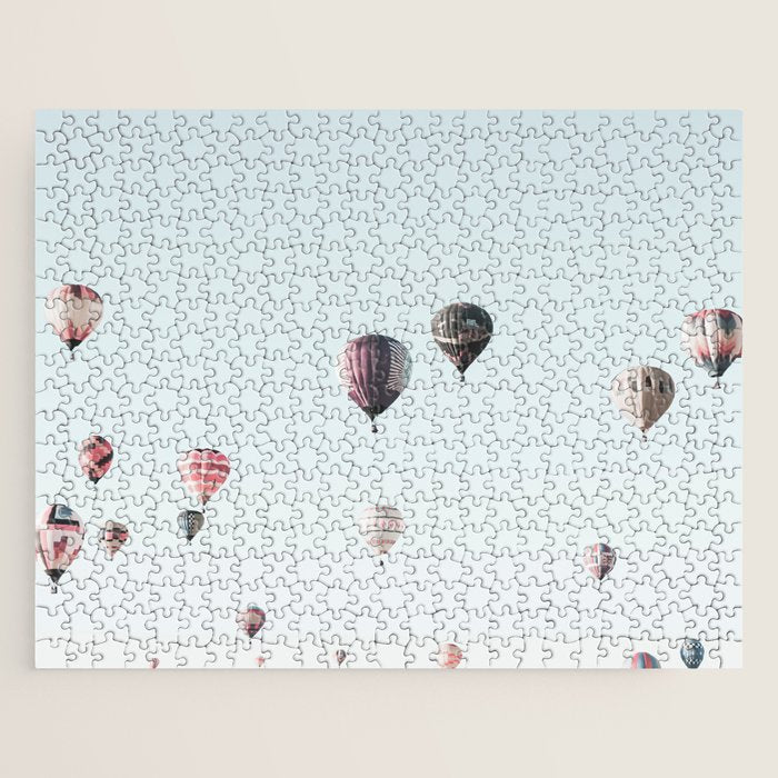 Hot Air Balloons Blue Sky Jigsaw Puzzle Gallery Image 1