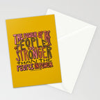 The Power of the People Stationery Card Gallery Image 2