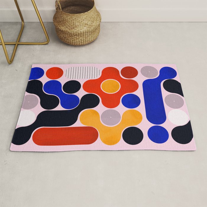 Mid-century no5 Rug Gallery Image 1