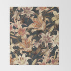 Floral Spice III Throw Blanket Gallery Image 2