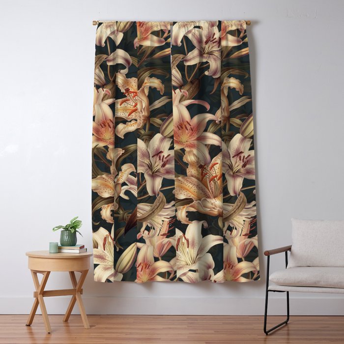 Floral Spice III Window Curtain Gallery Image 1