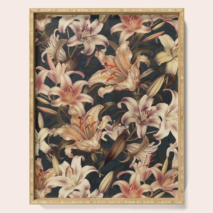 Floral Spice III Serving Tray Gallery Image 1