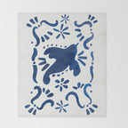 Bluebird of Happiness Throw Blanket Gallery Image 2