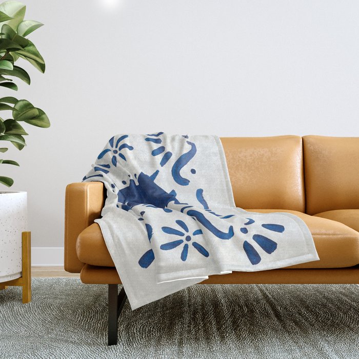 Bluebird of Happiness Throw Blanket Gallery Image 1