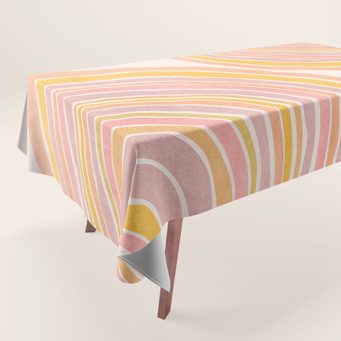 Double Rainbow Drawing Tablecloth Gallery Image 1