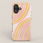 Double Rainbow Drawing iPhone Case Gallery Image 1