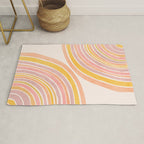 Double Rainbow Drawing Rug Gallery Image 1