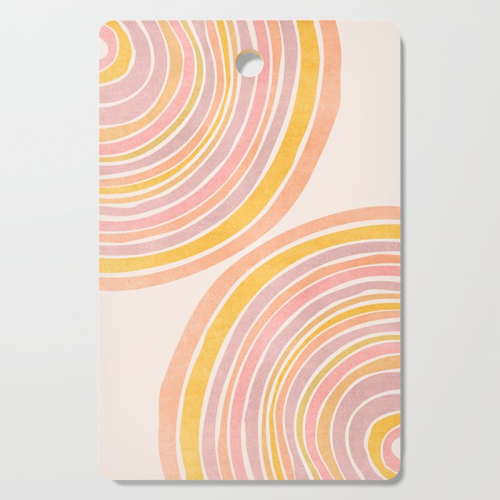 Double Rainbow Drawing Cutting Board Gallery Image 1