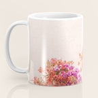 Bougainvillea Flowers in Color | Pink Wall in Cascais Art Print | Floral Travel Photography in Portugal Coffee Mug Gallery Image 3