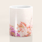 Bougainvillea Flowers in Color | Pink Wall in Cascais Art Print | Floral Travel Photography in Portugal Coffee Mug Gallery Image 4