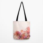 Bougainvillea Flowers in Color | Pink Wall in Cascais Art Print | Floral Travel Photography in Portugal Tote Bag Gallery Image 2