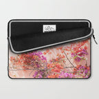 Bougainvillea Flowers in Color | Pink Wall in Cascais Art Print | Floral Travel Photography in Portugal Laptop Sleeve Gallery Image 2
