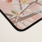 Bougainvillea Flowers in Color | Pink Wall in Cascais Art Print | Floral Travel Photography in Portugal Desk Mat Gallery Image 4