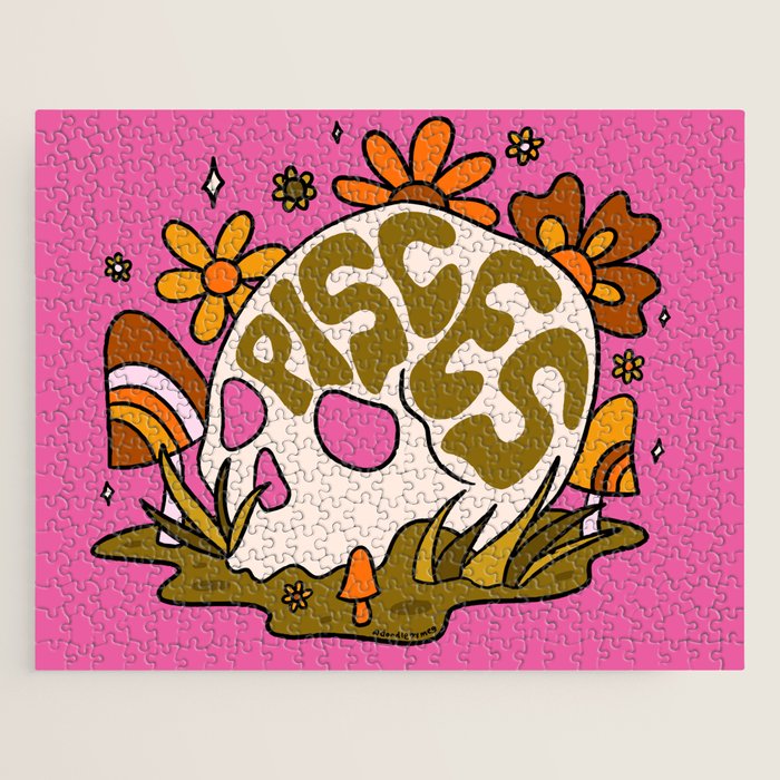 Pisces Skull Jigsaw Puzzle Gallery Image 1