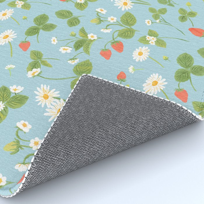 Strawberry Plant Pattern Rug Gallery Image 4