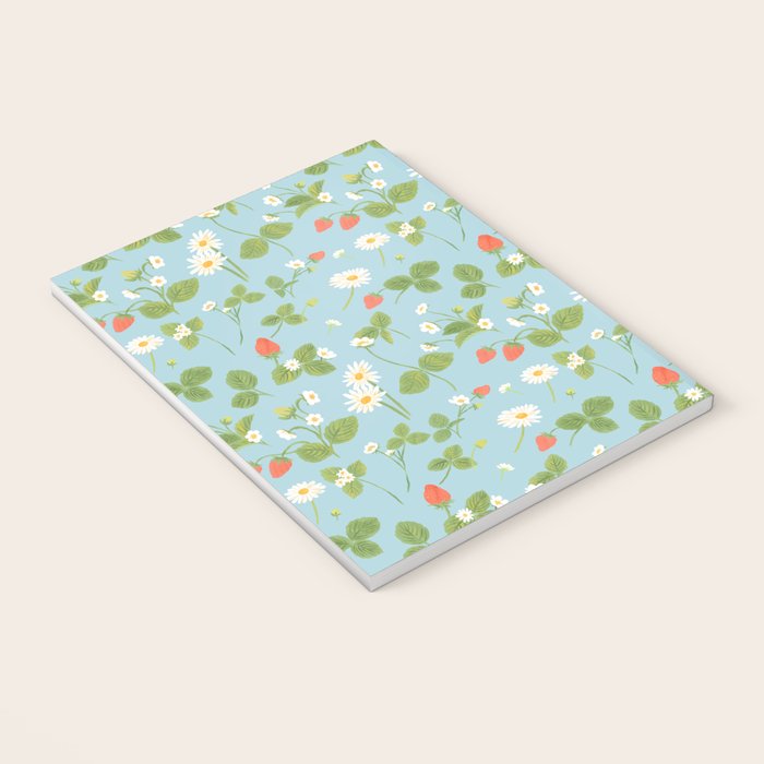 Strawberry Plant Pattern Notebook Gallery Image 3