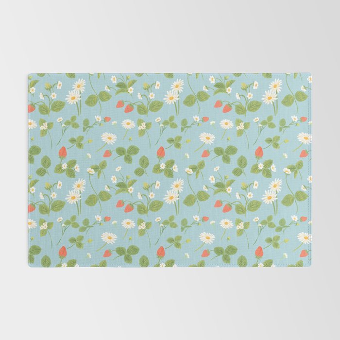 Strawberry Plant Pattern Rug Gallery Image 2