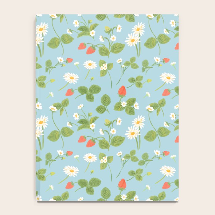 Strawberry Plant Pattern Notebook Gallery Image 4