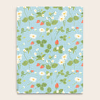 Strawberry Plant Pattern Notebook Gallery Image 4