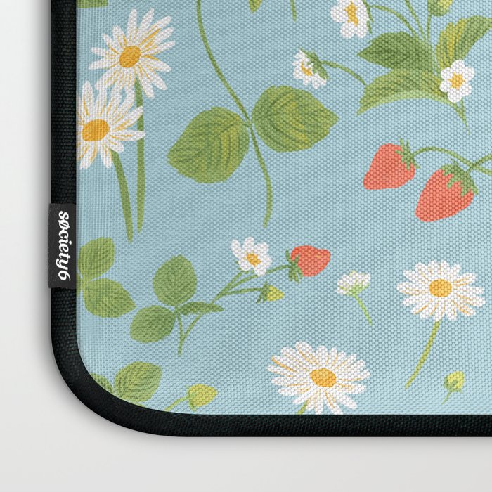 Strawberry Plant Pattern Laptop Sleeve Gallery Image 3