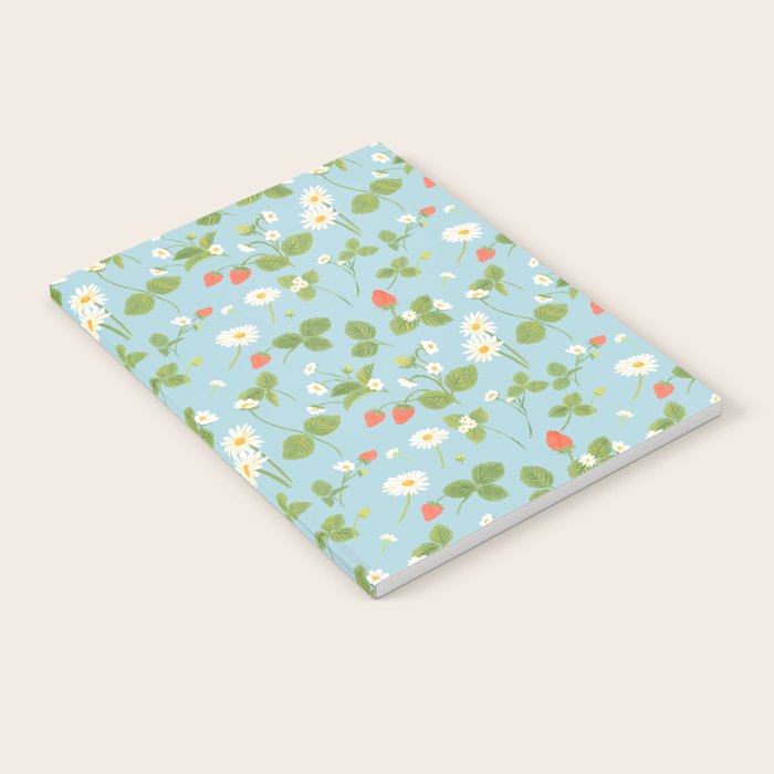 Strawberry Plant Pattern Notebook Gallery Image 2
