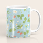 Strawberry Plant Pattern Coffee Mug Gallery Image 1