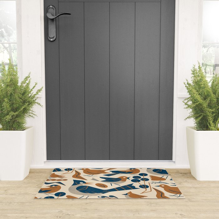 Woodland Songbirds Welcome Mat Gallery Image 3