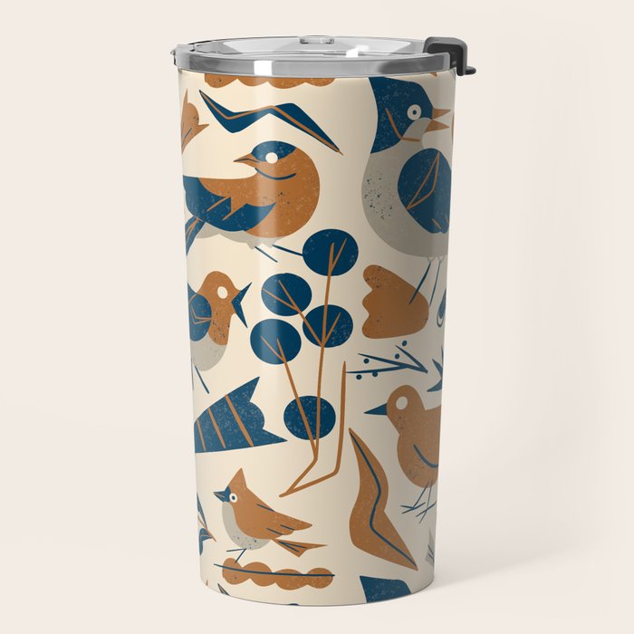 Woodland Songbirds Travel Mug Gallery Image 2