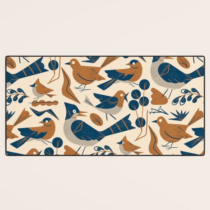 Woodland Songbirds Desk Mat Gallery Image 3