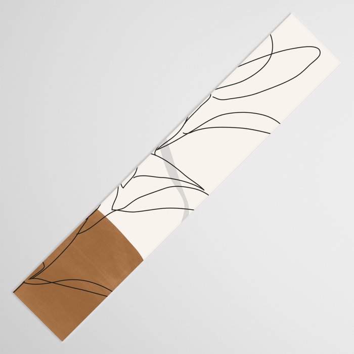 Abstract Art Minimal Plant Table Runner Gallery Image 3