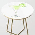 Cocktails. Watercolor Painting. Margarita Side Table Gallery Image 2