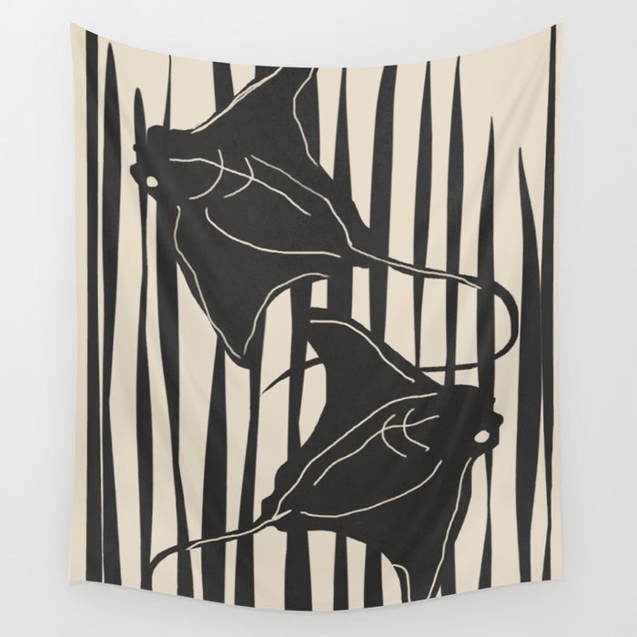 Stingrays 1 Wall Tapestry Gallery Image 4