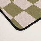 Check VI - Green Twist â Checkerboard Print Desk Mat Gallery Image 4